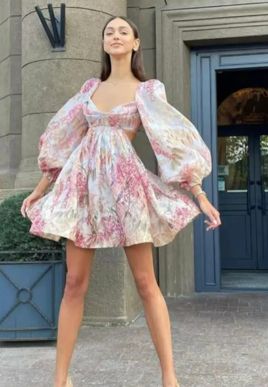Zimmermann Botanica Bralette Mini Dress