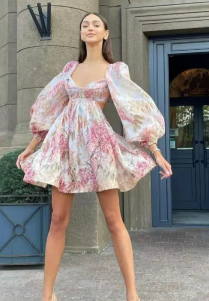 Zimmermann Botanica Bralette Mini Dress