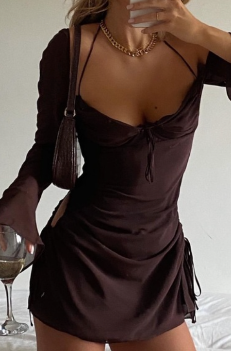 House Of CB Baby Doll Mini Dress